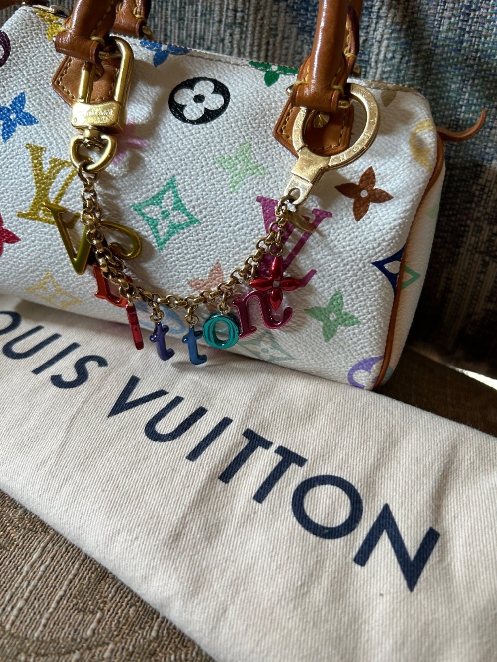 DUO🎉 MURAKAMI RARE NANO Speedy AND BAG CHARM - Picture 14 of 16